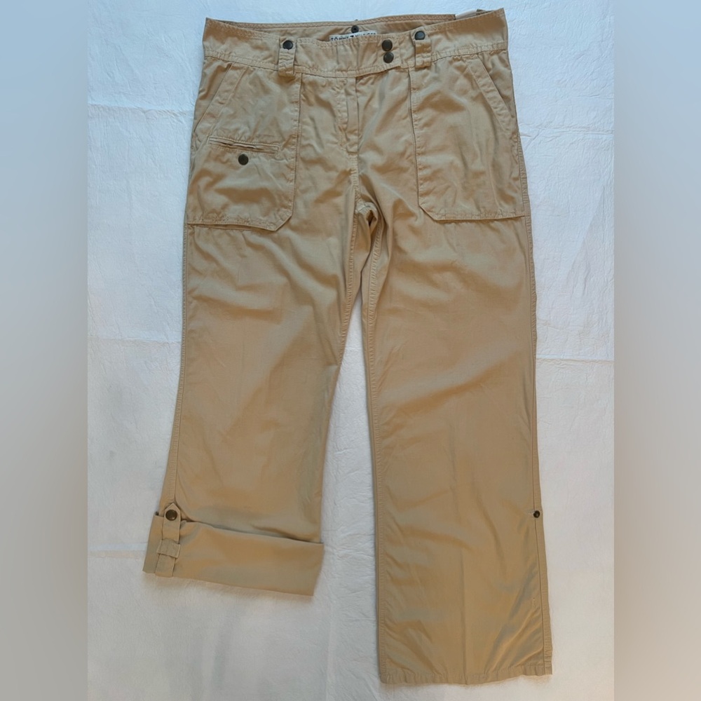 Tommy Hilfiger Women's Lowrise Pant 12 Convertible Pant to Capri Rollup Leg Tab